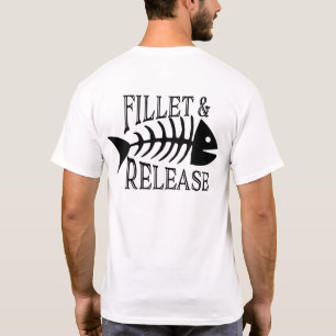 Camiseta Filet and Release Funny Fishing T-Shirt