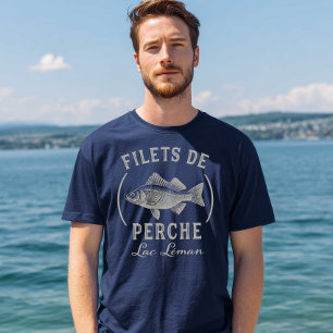 Camiseta Filetes de Perca del Lago de Ginebra