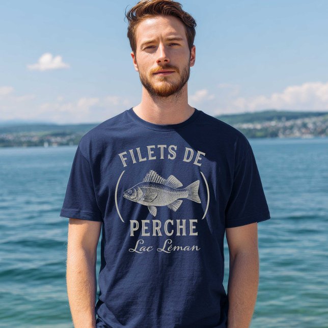 Camiseta Filetes de Perca del Lago de Ginebra (Subido por el creador)