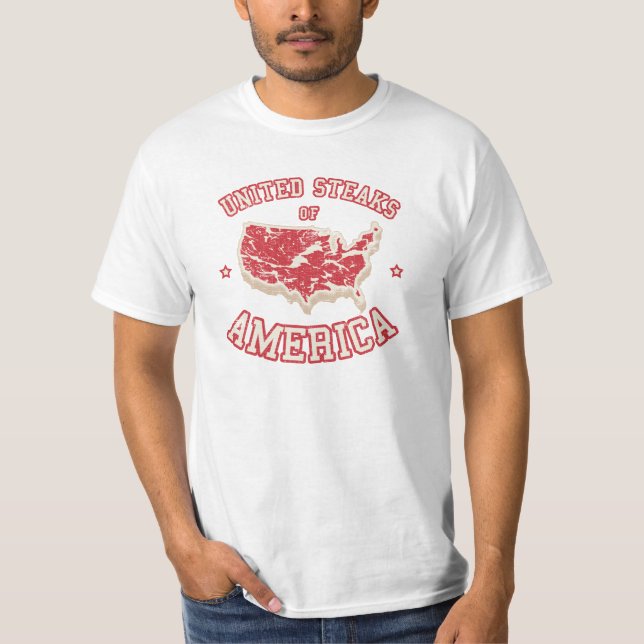 Camiseta Filetes unidos de América (Anverso)