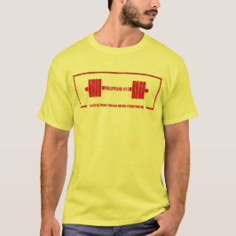 Camiseta Filipenses 4:13 Christian Barbell Fuerza