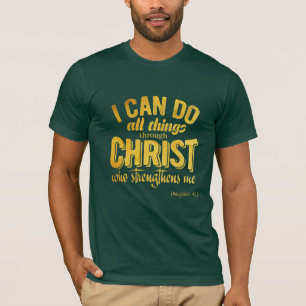 Camiseta Filipenses 4:13 Oro Cristiano