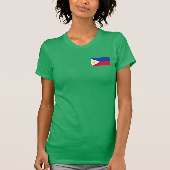 Camiseta filipina de la bandera (Anverso)