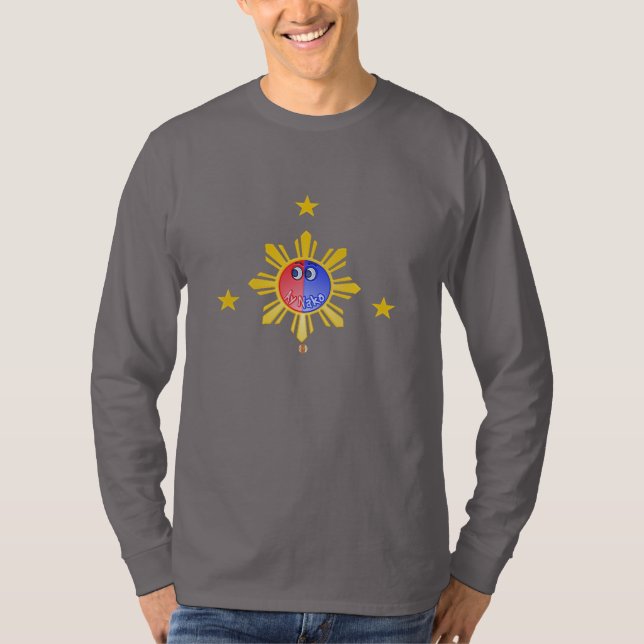 Camiseta filipina divertida, escritura Co de la (Anverso)