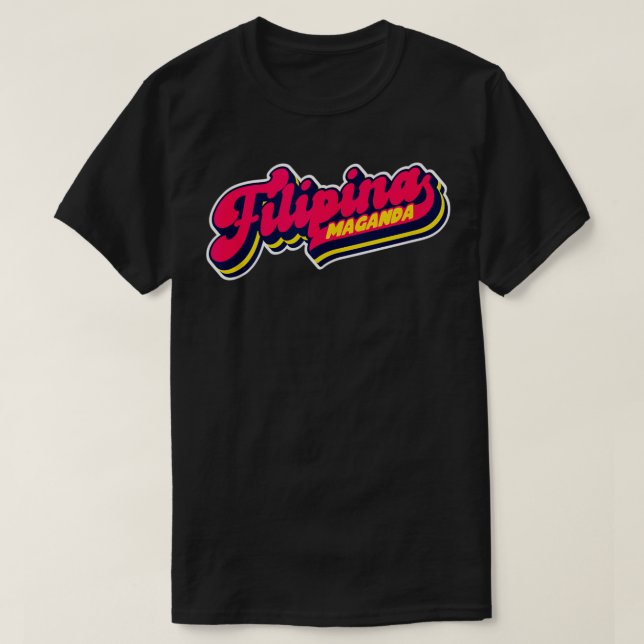 Camiseta Filipina Maganda Orgullo Filipino Pinay Fuerte Wo (Diseño del anverso)