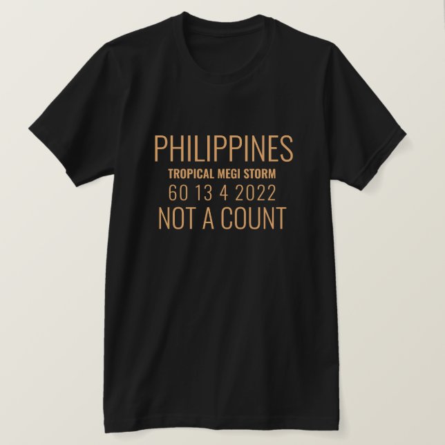 CAMISETA FILIPINAS (Anverso del diseño)