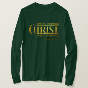 Camiseta Filipinas 4:13 Biblia contra KJV cita a mujeres