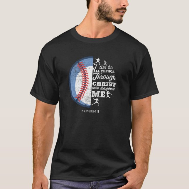 Camiseta Filipinas 4 13 Bíblica divertida cristiana de béis (Anverso)