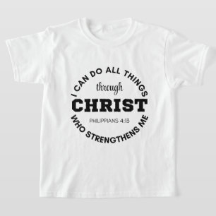 Camiseta Filipinas 4:13 Puedo hacer todas las cosas Scriptu