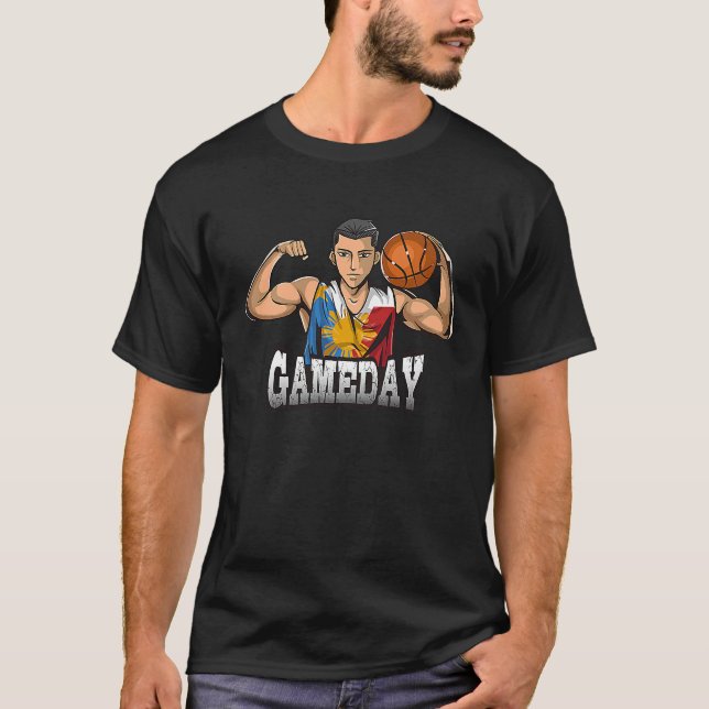 Camiseta Filipinas: Baloncesto de baloncesto deportivo fili (Anverso)