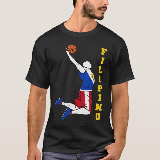 Camiseta Filipinas: Baloncesto de baloncesto deportivo fili (Anverso)
