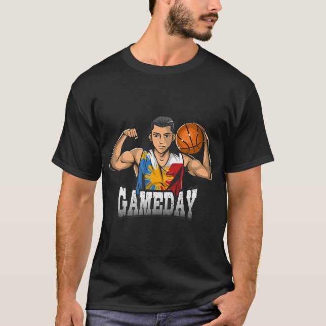 Camiseta Filipinas: Baloncesto de baloncesto deportivo fili (Anverso)