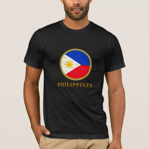 Camiseta Filipinas - Bandera Filipina