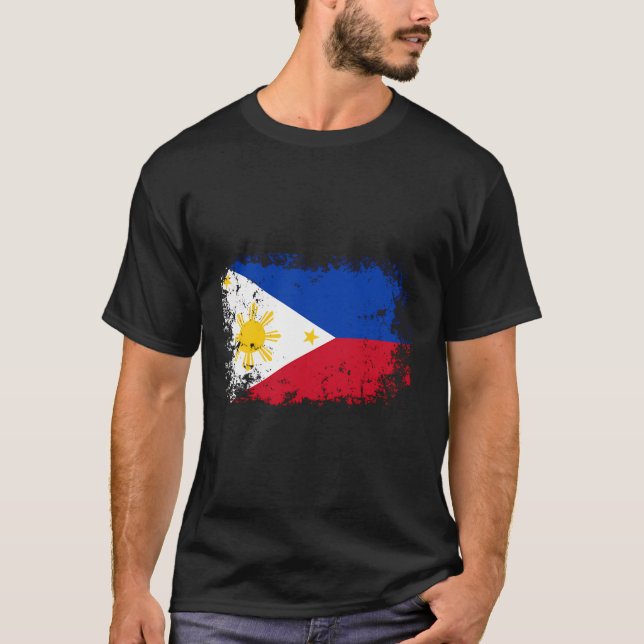 Camiseta Filipinas Bandera Filipina (Anverso)