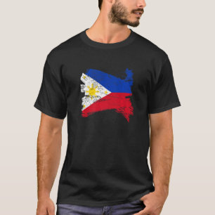 Camiseta Filipinas Bandera filipina Pinoy Pinay Manila Fan 