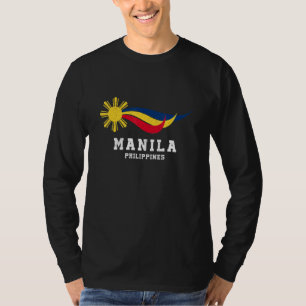 Camiseta Filipinas Bandera Filipino Sun Pinay Pinoy Mamáes 