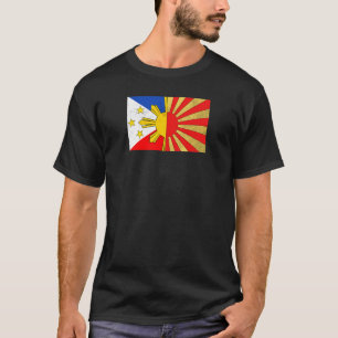 Camiseta Filipinas Bandera japonesa filipina japonesa para