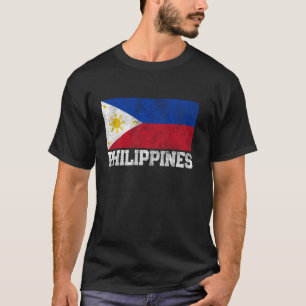 Camiseta Filipinas Bandera Orgullo Nacional Rota Fami