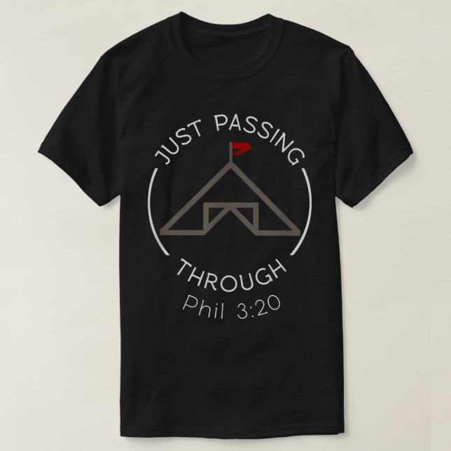 Camiseta Filipinas Camping Tienda Cristiana Fe Biblia Scr (Diseño del anverso)