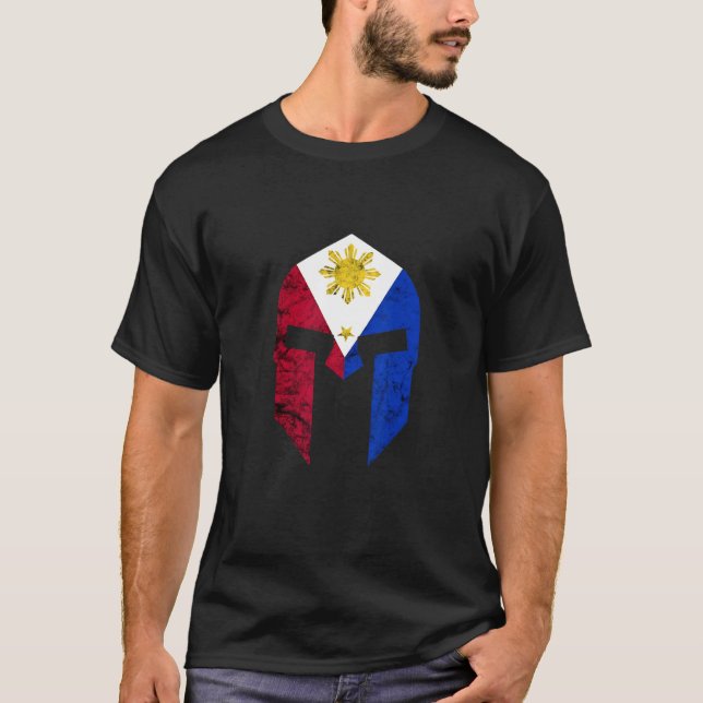 Camiseta Filipinas: Casco romano Pilipinas Orgullo filipino (Anverso)