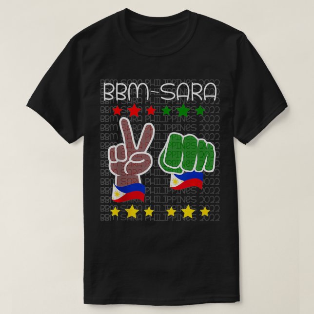 Camiseta Filipinas de BBM SARA 2022 Duterte Bong Bong Marco (Diseño del anverso)