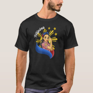 Camiseta Filipinas: El Pinay Filipina Orgullo de Woma