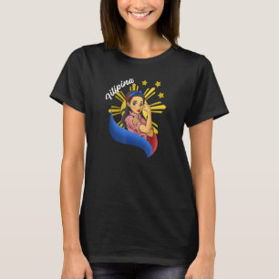 Camiseta Filipinas: El Pinay Filipina Orgullo de Woma