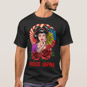 Camiseta Filipinas Filipina Bandera Japonesa Japonesa Para