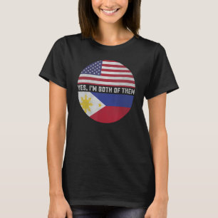Camiseta Filipinas filipino-estadounidense muestra a mujere