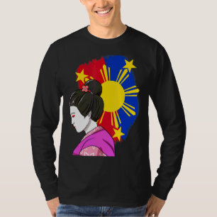 Camiseta Filipinas Filipino Japonés Japón Orgullo M