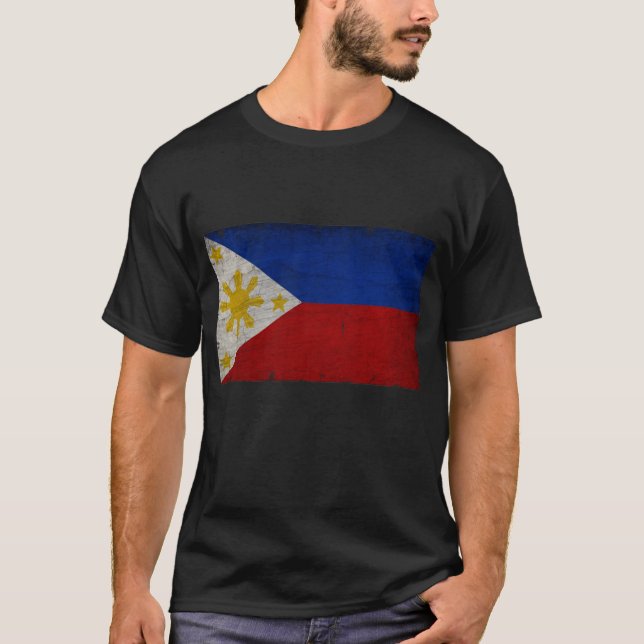 CAMISETA FILIPINAS FLAG VINTAGE SOUVENIR GIFT (Anverso)