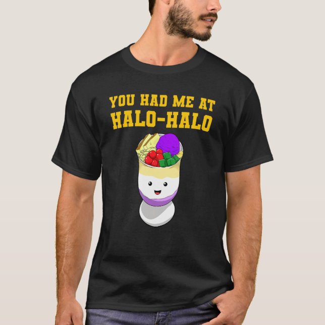 Camiseta Filipinas: Hielo de dulce dulce de postre de halo  (Anverso)