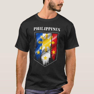 Camiseta Filipinas: Isla de bandera nacional del orgullo fi