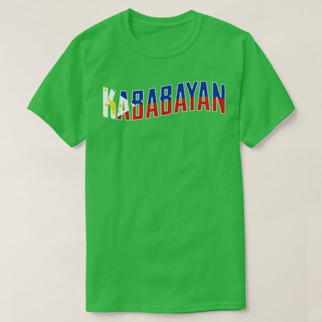 Camiseta Filipinas Kababayan (Diseño del anverso)