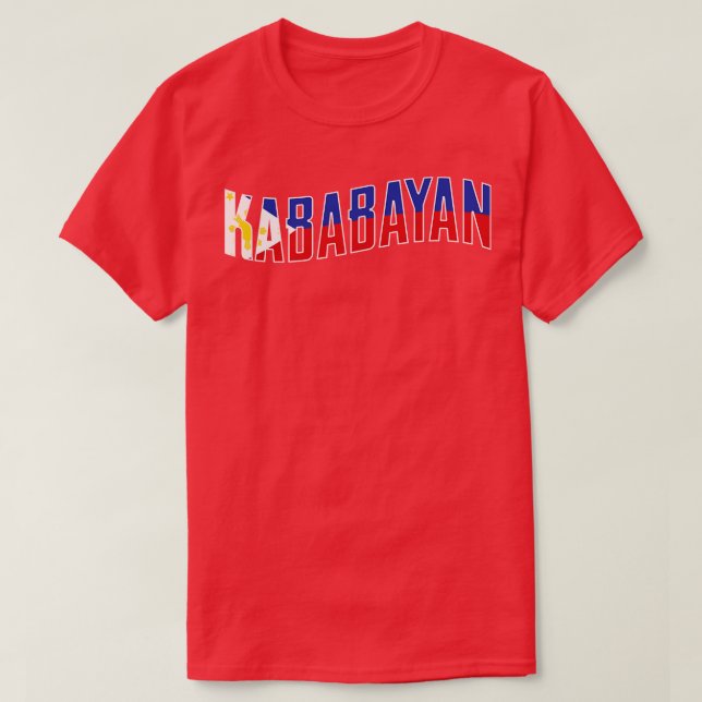 Camiseta Filipinas Kababayan (Diseño del anverso)