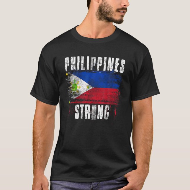 Camiseta Filipinas: La fuerte y angustiada bandera del Orgu (Anverso)