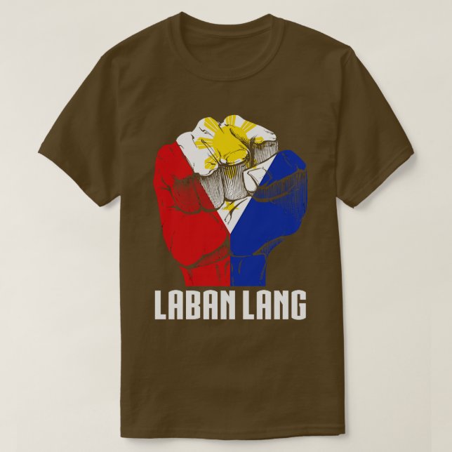 Camiseta Filipinas Laban Lang (Diseño del anverso)
