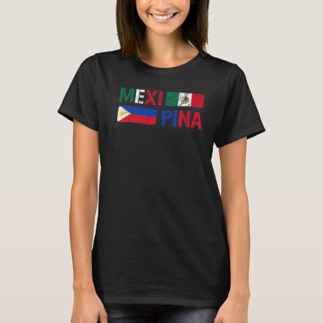 Camiseta Filipinas México Filipina Orgullosa México (Anverso)