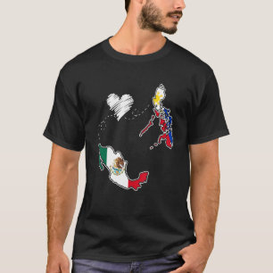 Camiseta Filipinas México Filipino Orgullo Mexicano