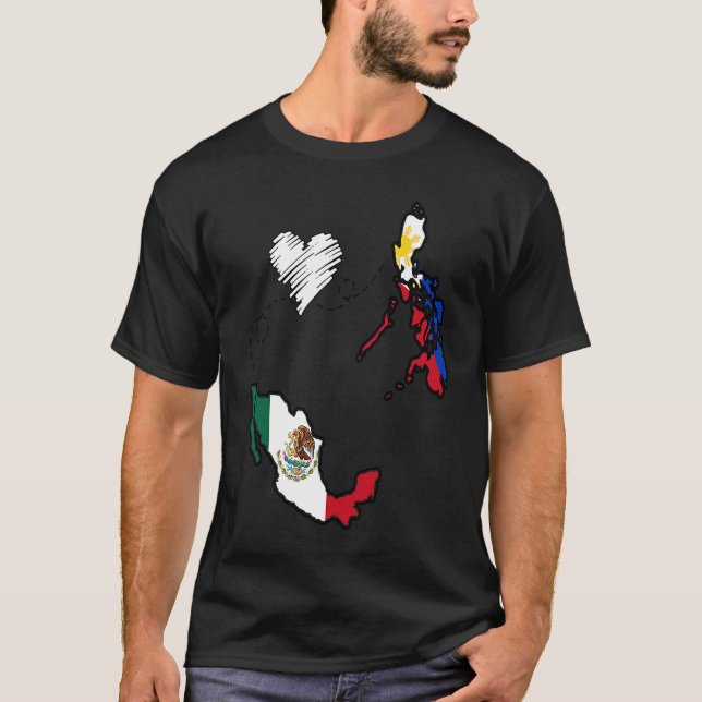 Camiseta Filipinas México Filipino Orgullo Mexicano (Anverso)