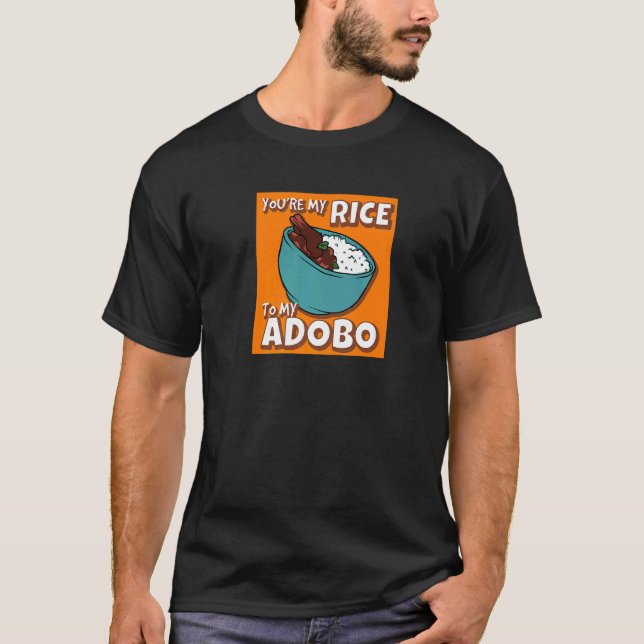 Camiseta Filipinas: Nación filipina de porcino adobo dish (Anverso)