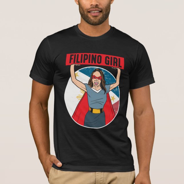 Camiseta Filipinas: Orgullo Chica Pinoy Orgulloso Filipina (Anverso)