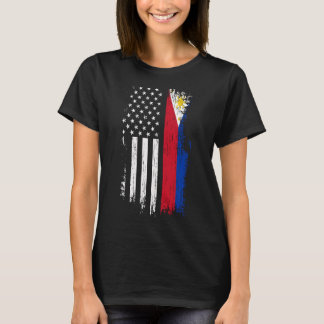 Camiseta Filipinas: Orgullo de Bandera Americana Filipina