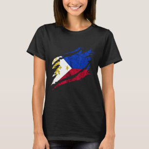 Camiseta Filipinas Patrimonio de la Humanidad Bandera Filip