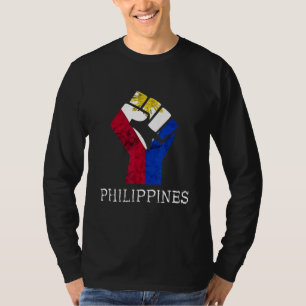 Camiseta Filipinas Pilipinas Hand Fist Pinoy Pripi