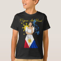 Filipinas Pinay Chica de bandera de las islas del 