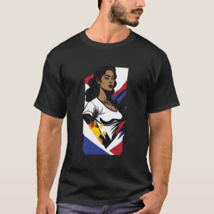 Camiseta Filipinas Pinay Filipina Orgullo Fuerte Mujer Orgu