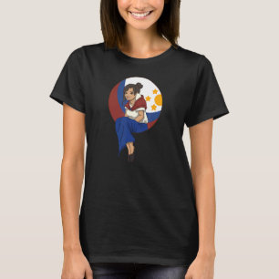 Camiseta Filipinas Pinay Orgullo Filipino Bandera Orgullosa