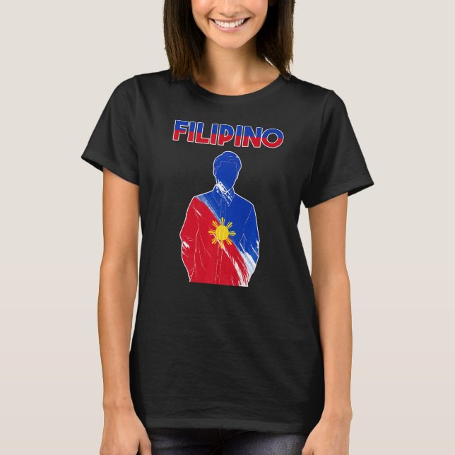Camiseta Filipinas: Pinoy Pinay Orgullo Filipino Pr (Anverso)