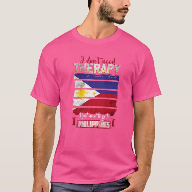 Camiseta Filipinas Solo necesito ir a Filipinas  2 (Anverso)